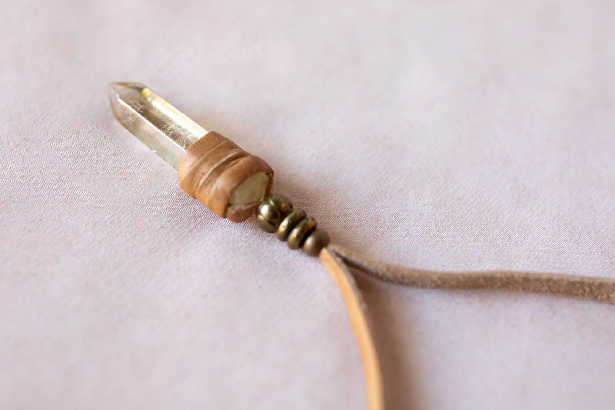 Priestess Necklace with Citrine