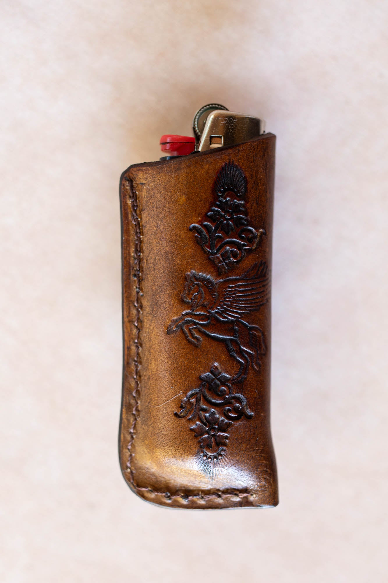 Woodstock Lighter Case with Quartz Crystal