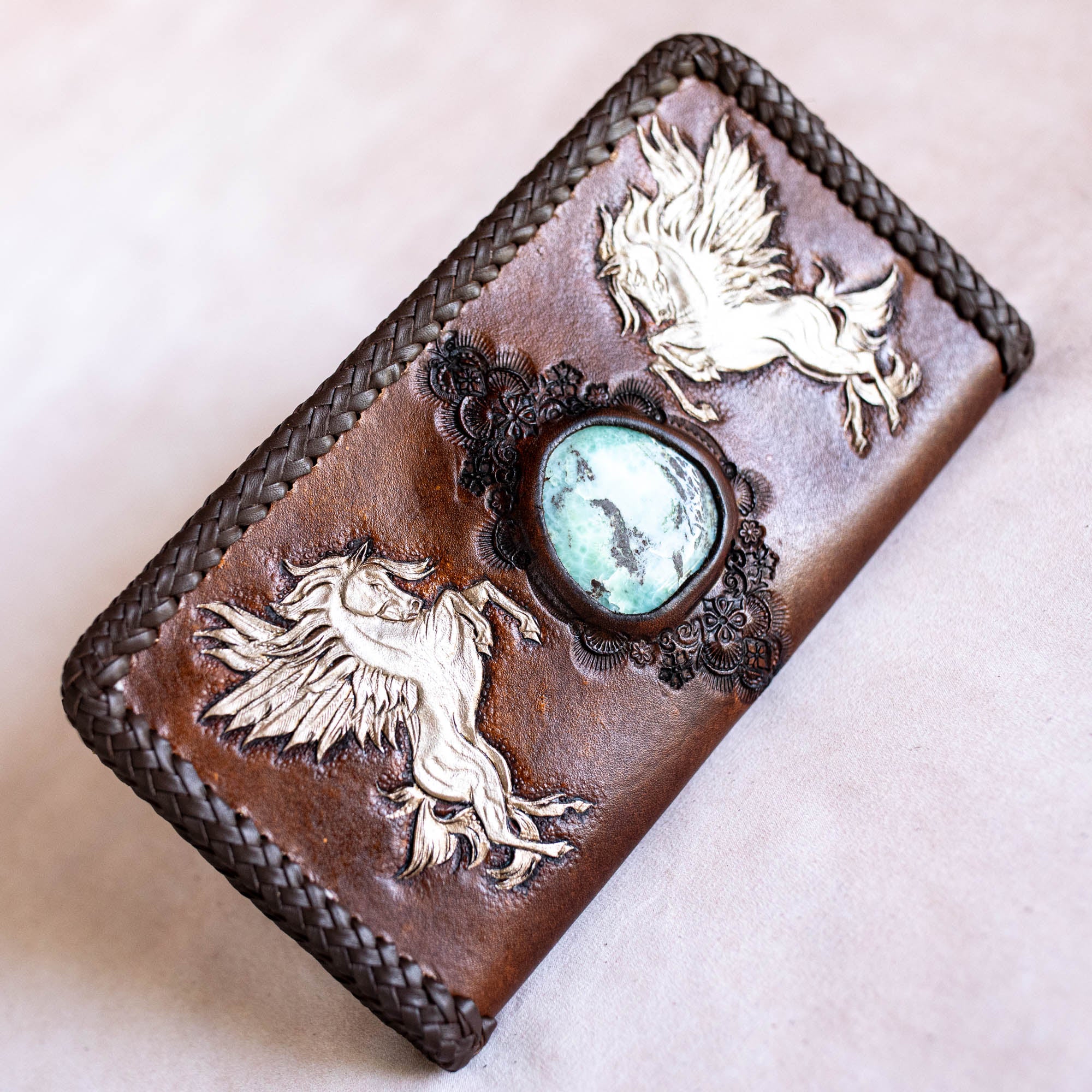 Large Double Sided Pegasus & Rebel Eagle Wallet