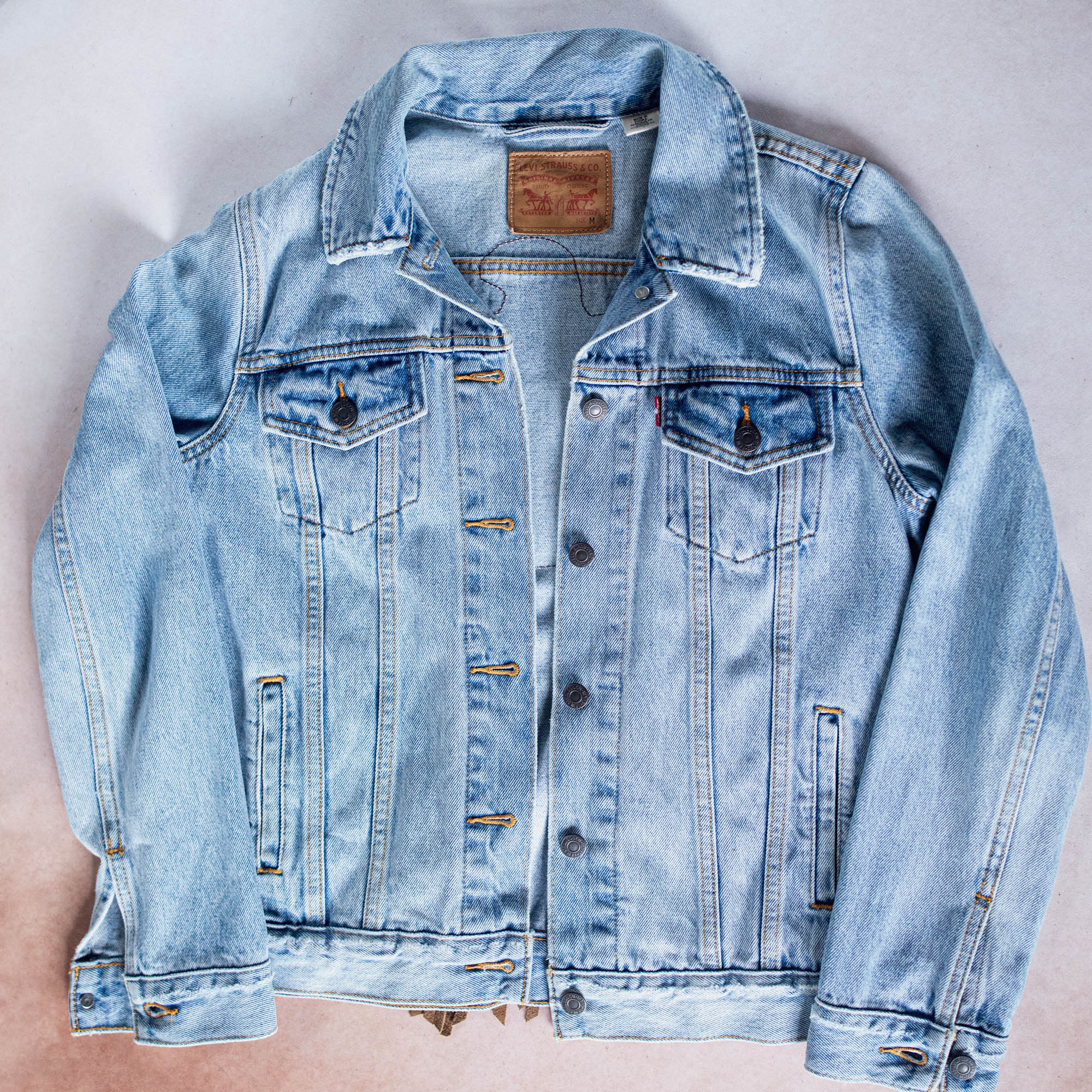 Blue Denim Easy Rider Tasseled Eagle Jacket