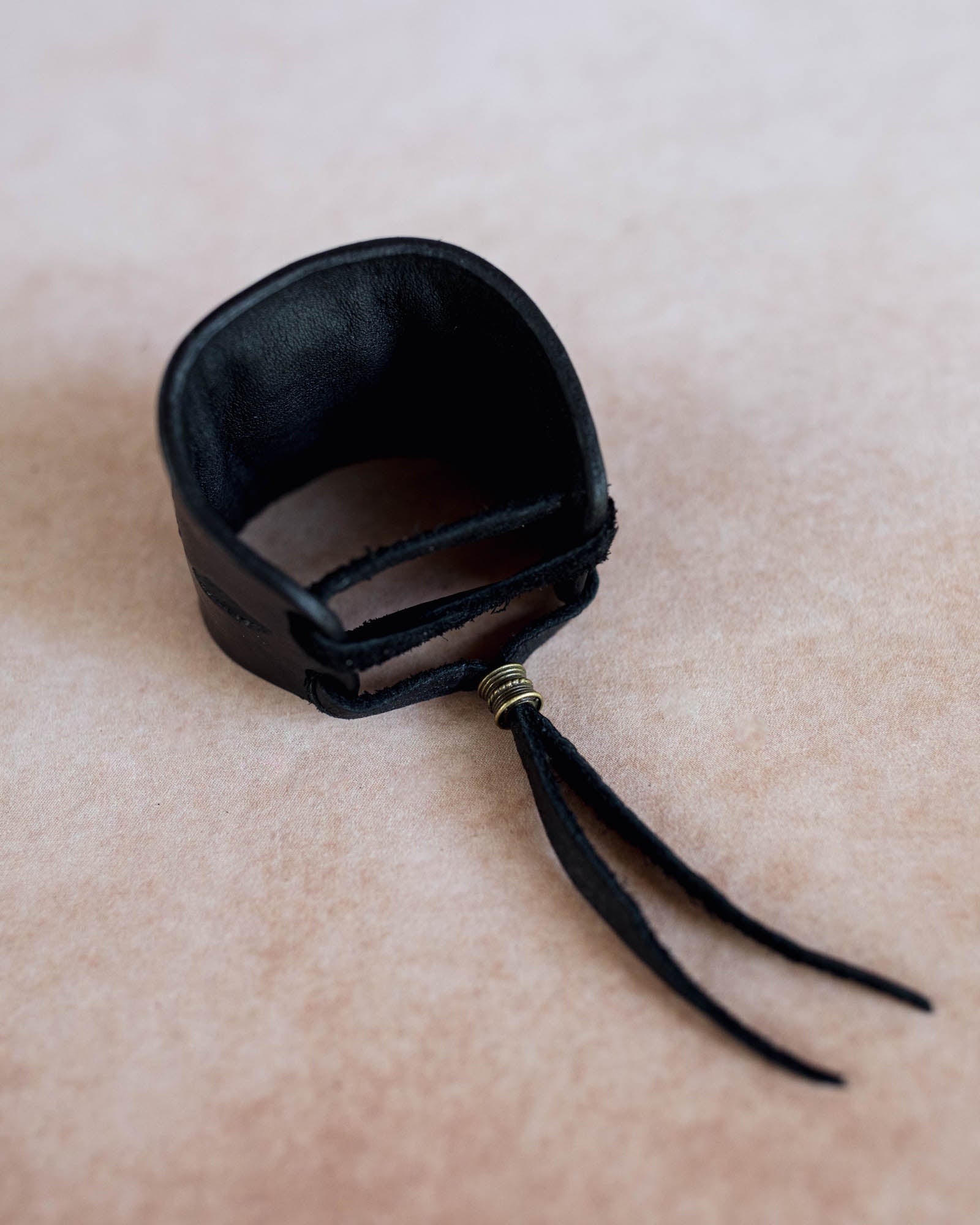 Black Magic Cuff with Labradorite