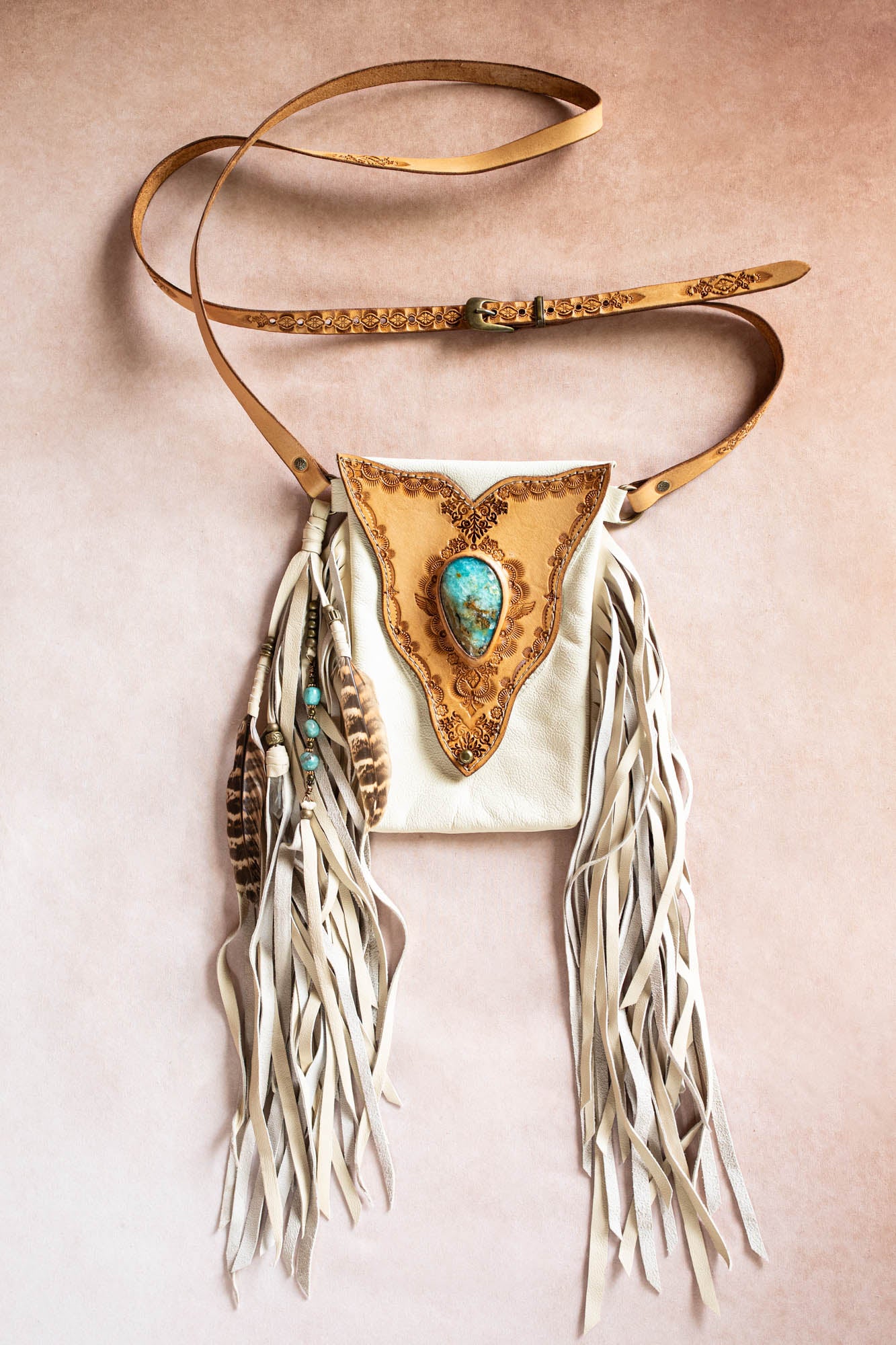 Gypsy Wanderer Phone Pouch with Andean Opal