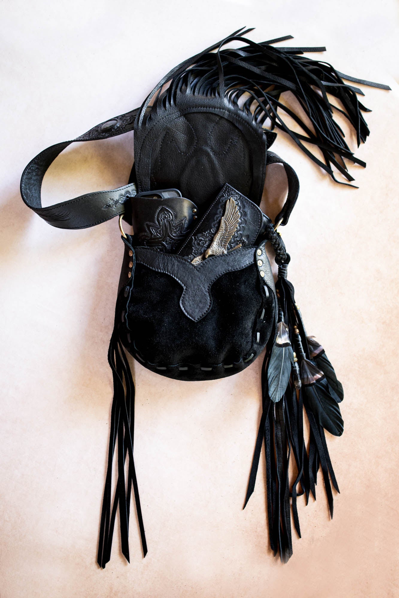 Petite Cheyenne Eagle Bag with Labradorite