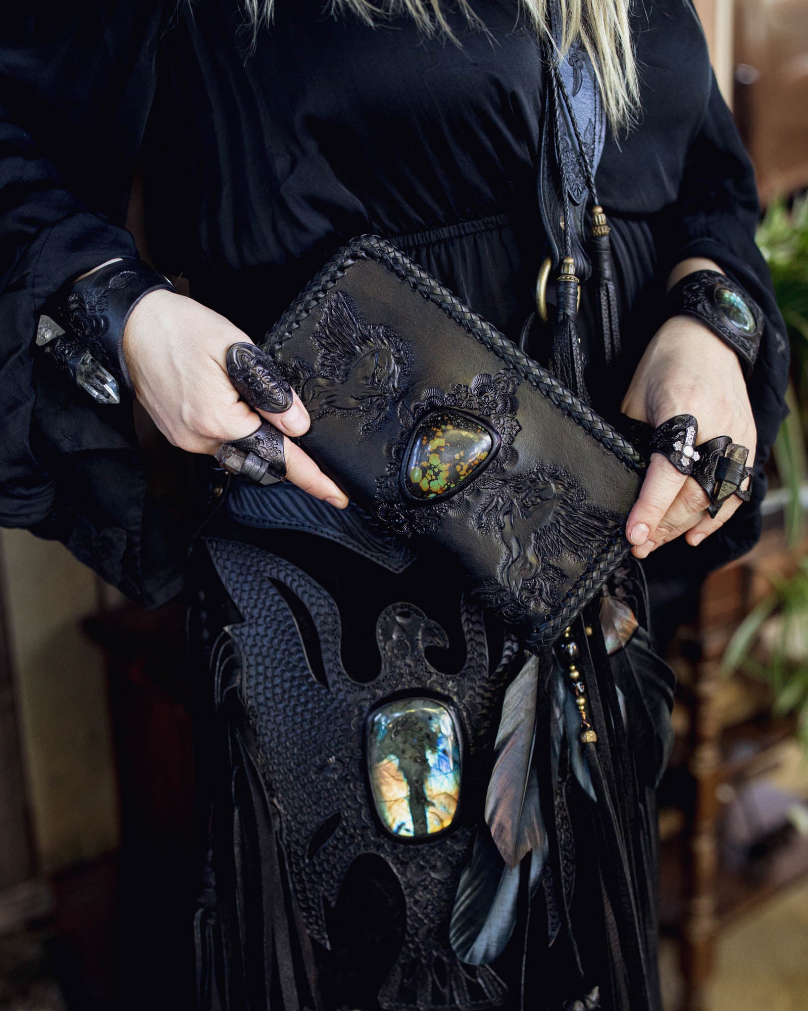 Large Double Sided Pegasus & Rebel Eagle Wallet