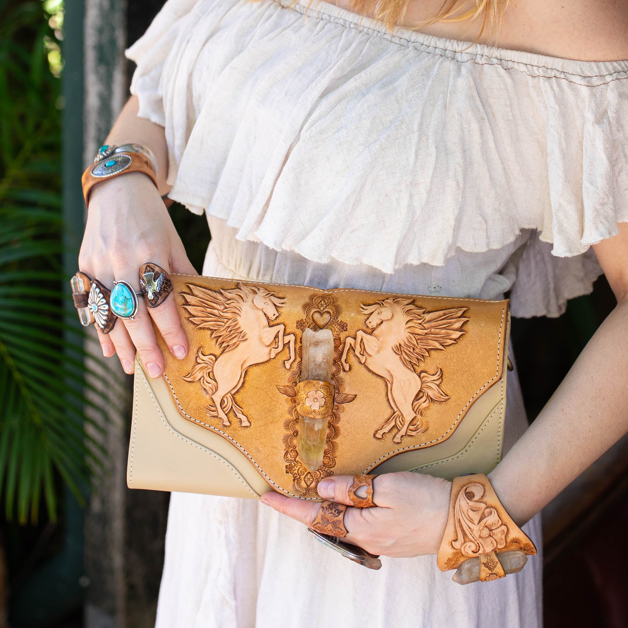 Pegasus Clutch with Citrine
