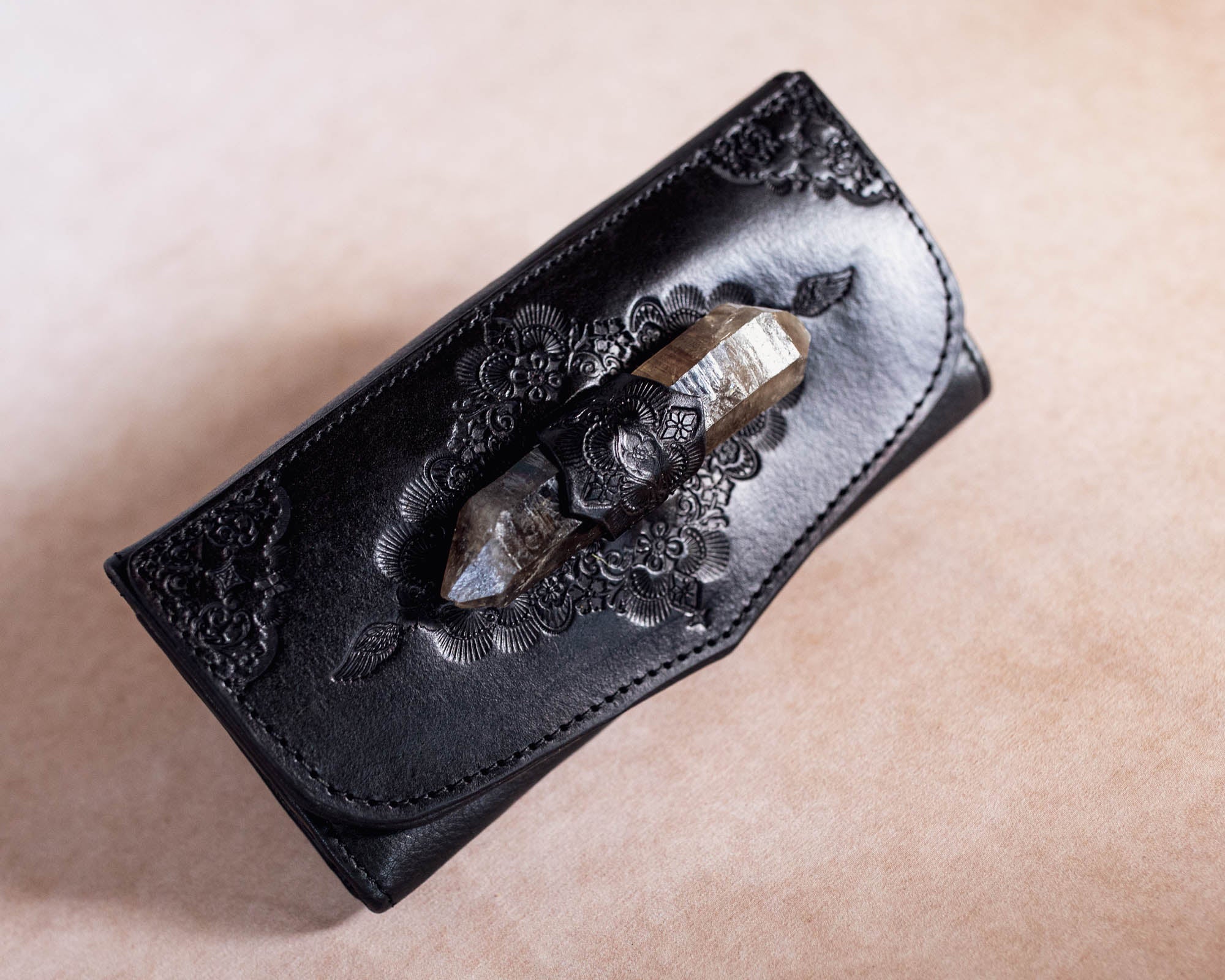 Priestess Wallet with Smoky Quartz