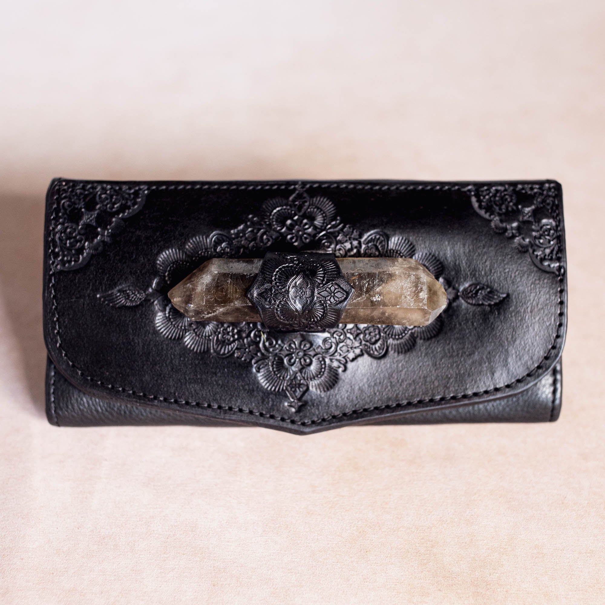 Priestess Wallet with Smoky Quartz