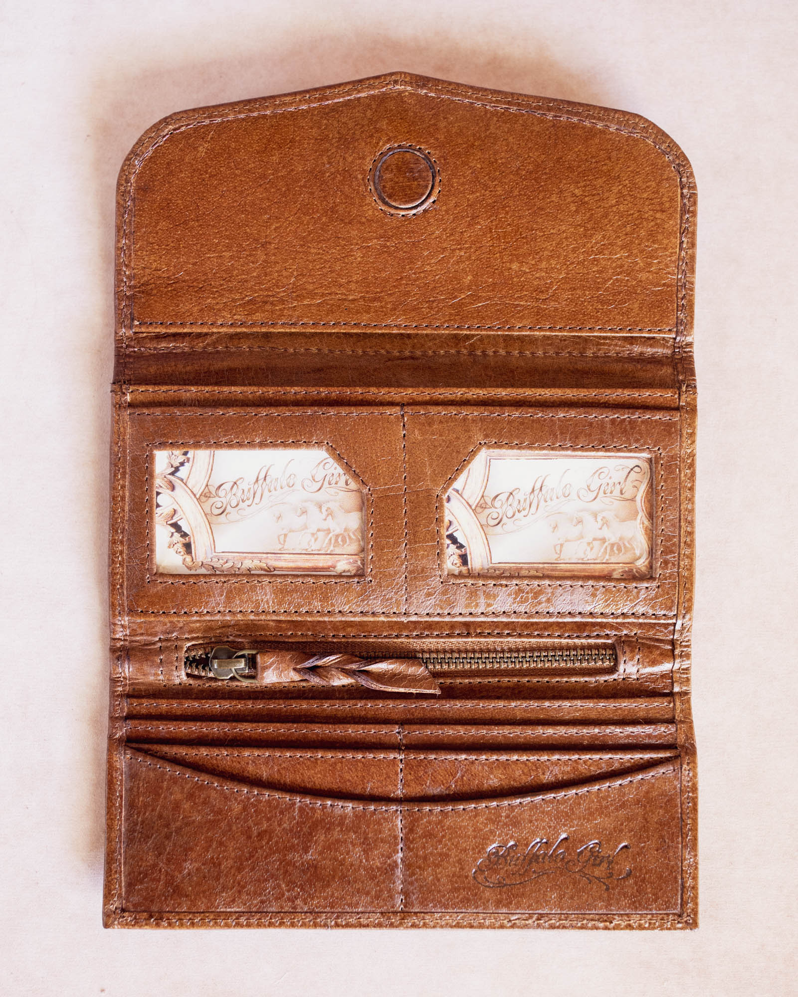 Pegasus Wallet with Rose Quartz - Buffalo Girl®